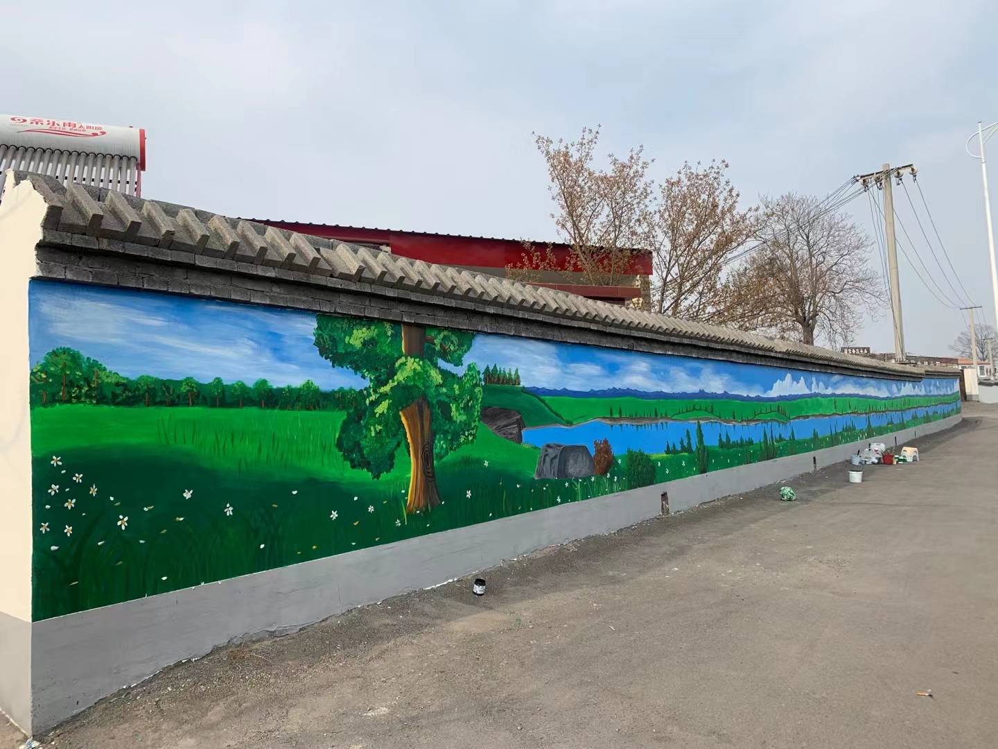 重庆两江新区架空层彩绘手绘壁画公司 刚更新2022