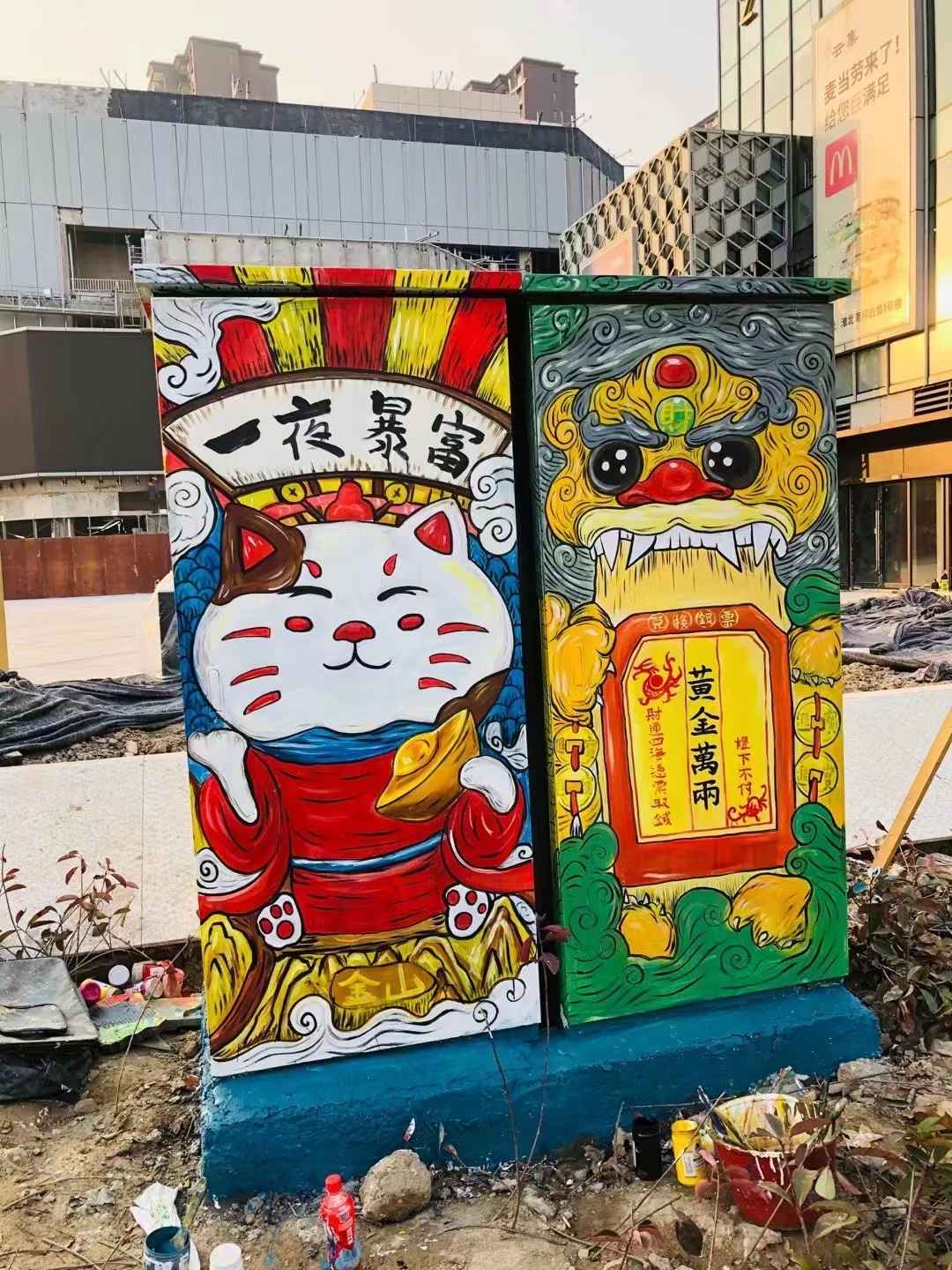 忻州夜光背景墙画彩绘画公司 刚更新2022