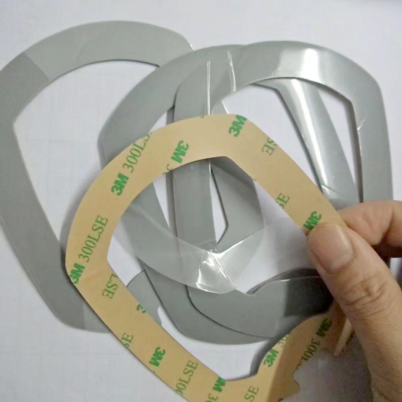 焦作软性透明硅胶贴白色硅胶垫背胶模切