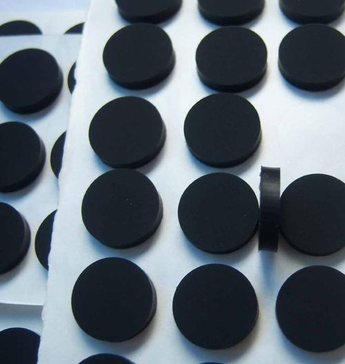 漳州黑色白色透明硅胶贴背胶透明硅胶脚垫广东模切