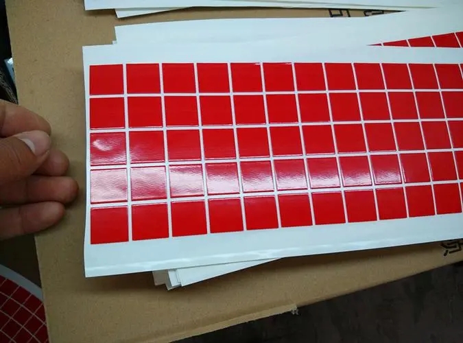 三明透明胶红膜亚克力双面胶亚克力贴合橡胶垫模切各种形状