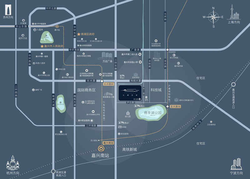 「抢」嘉兴南湖区绿地云缦世家项目位置、售楼电话、图文解析2022已更新（今日
