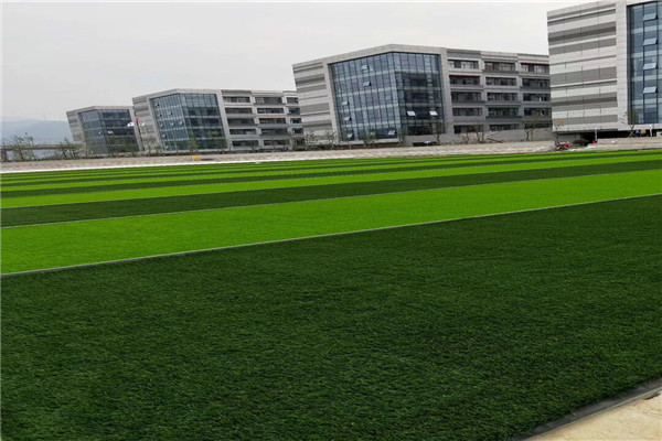 乌兰察布11人制足球场人工草坪铺装方案